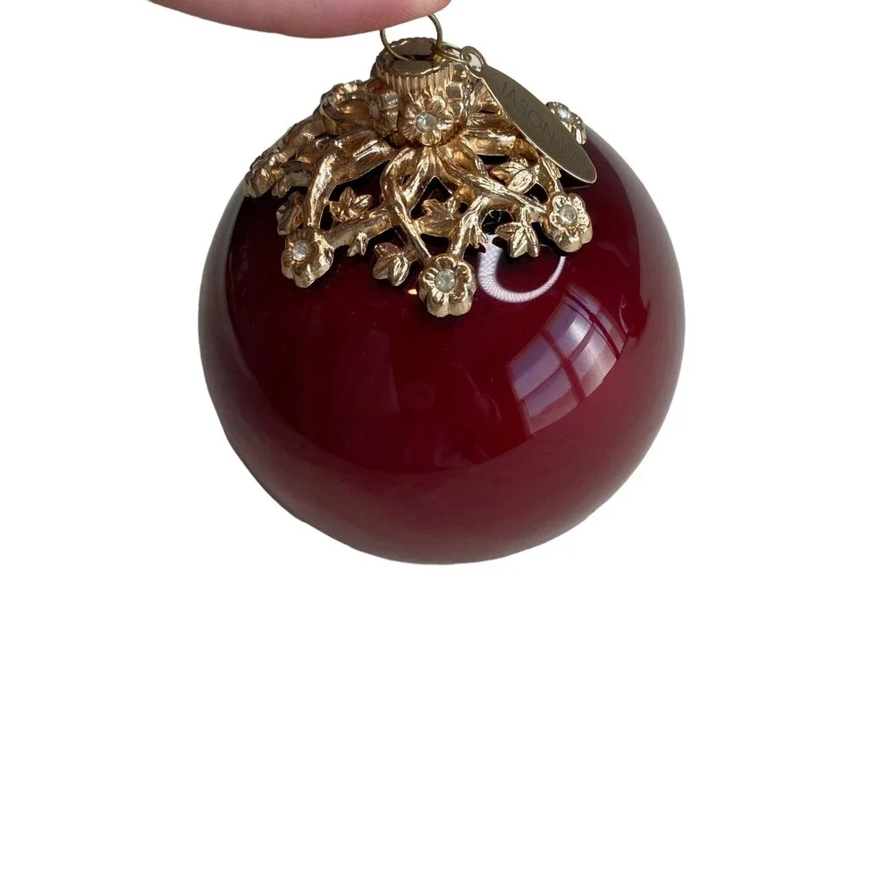 Jason Wu Ornament designer limitted rare pair glass decorations Christmas tree
